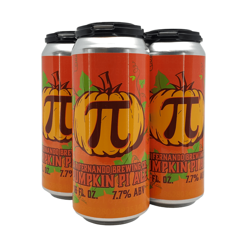 San Fernando Brewing Co. 'Pumpkin Pi' Ale Beer 4-Pack - ForWhiskeyLovers.com