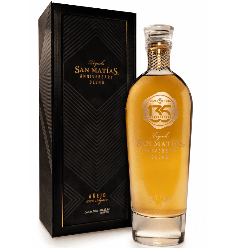 San Mat¡as 135 Anniversary Blend Anejo Tequila - ForWhiskeyLovers.com