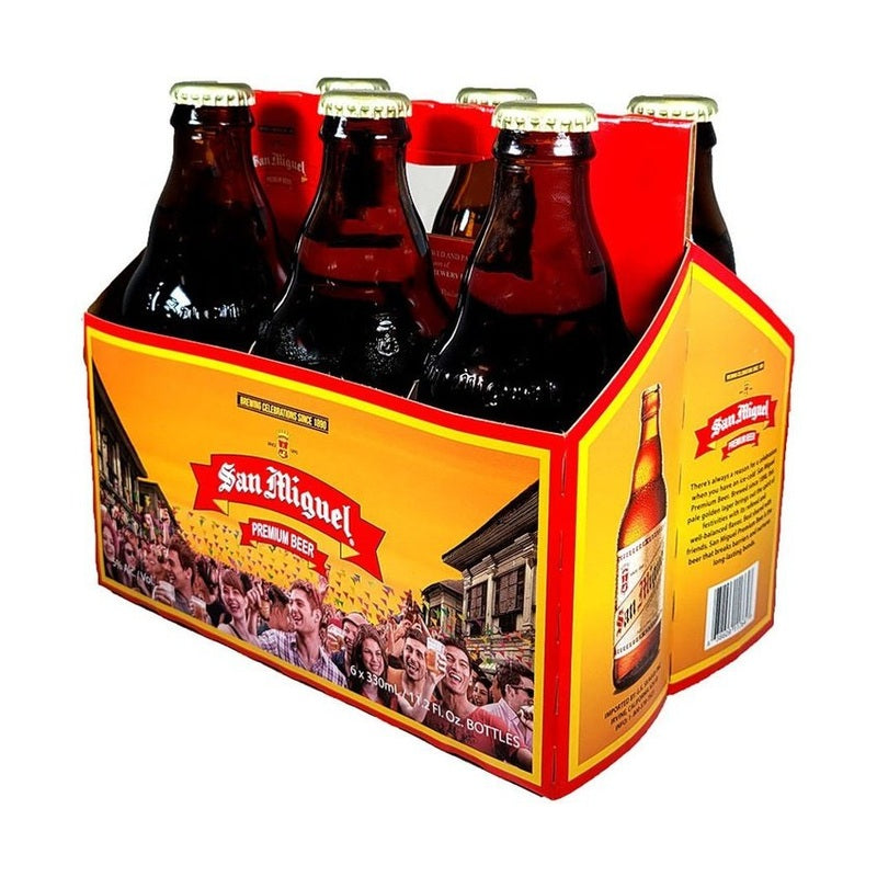 San Miguel Premium Beer 6-Pack - ForWhiskeyLovers.com