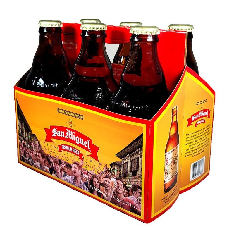 San Miguel Premium Beer 6-Pack - ForWhiskeyLovers.com