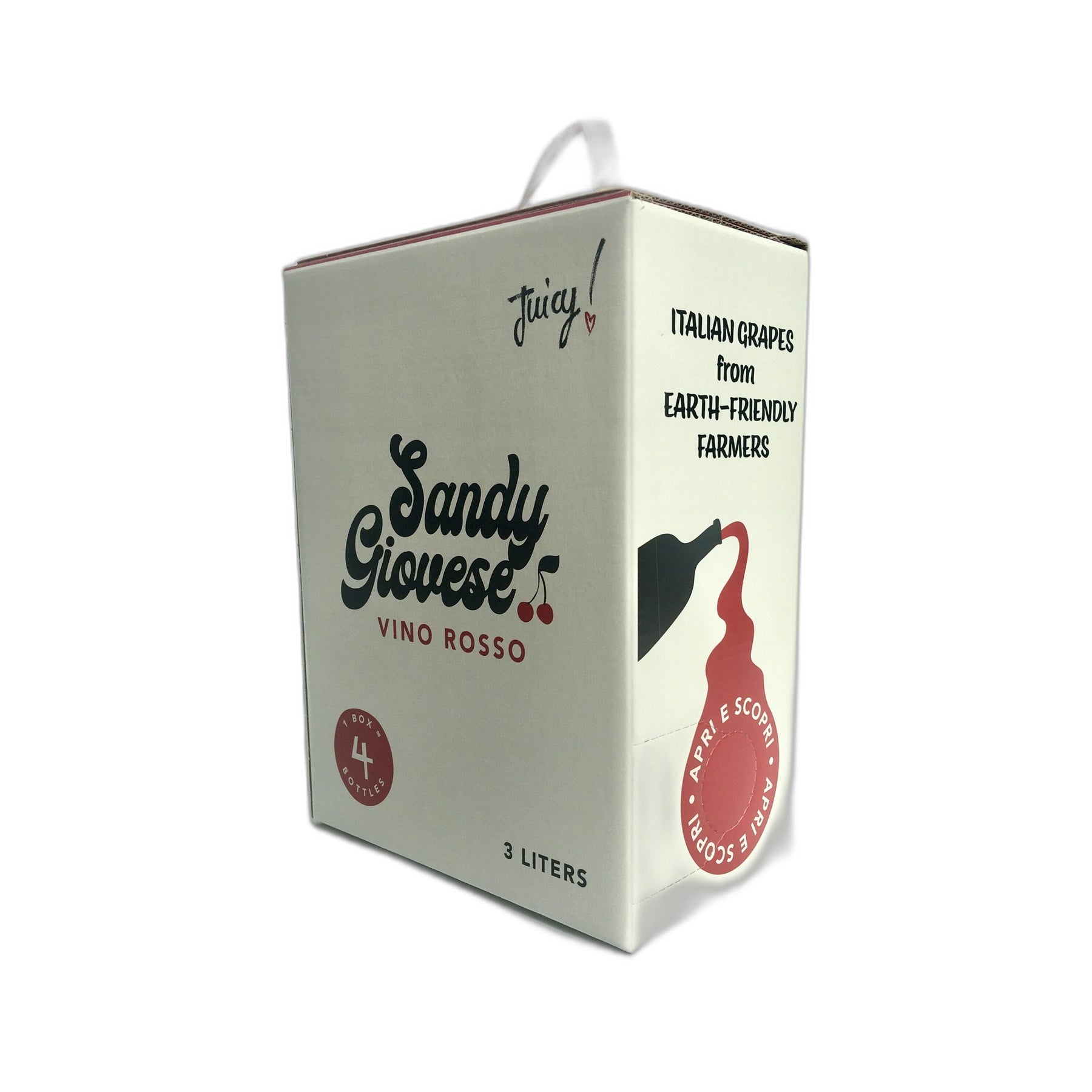 Sandy Giovese Vino Rosso 3L - ForWhiskeyLovers.com