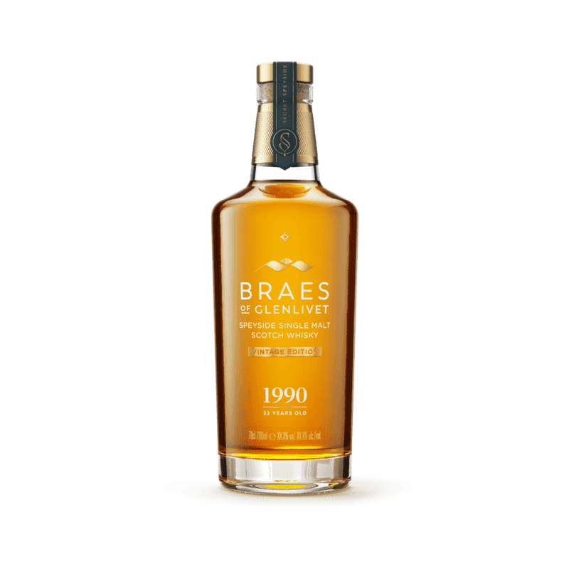 Secret Speyside 'Braes of Glenlivet Vintage 1990 32 Year Old' Single Malt Scotch Whisky - ForWhiskeyLovers.com