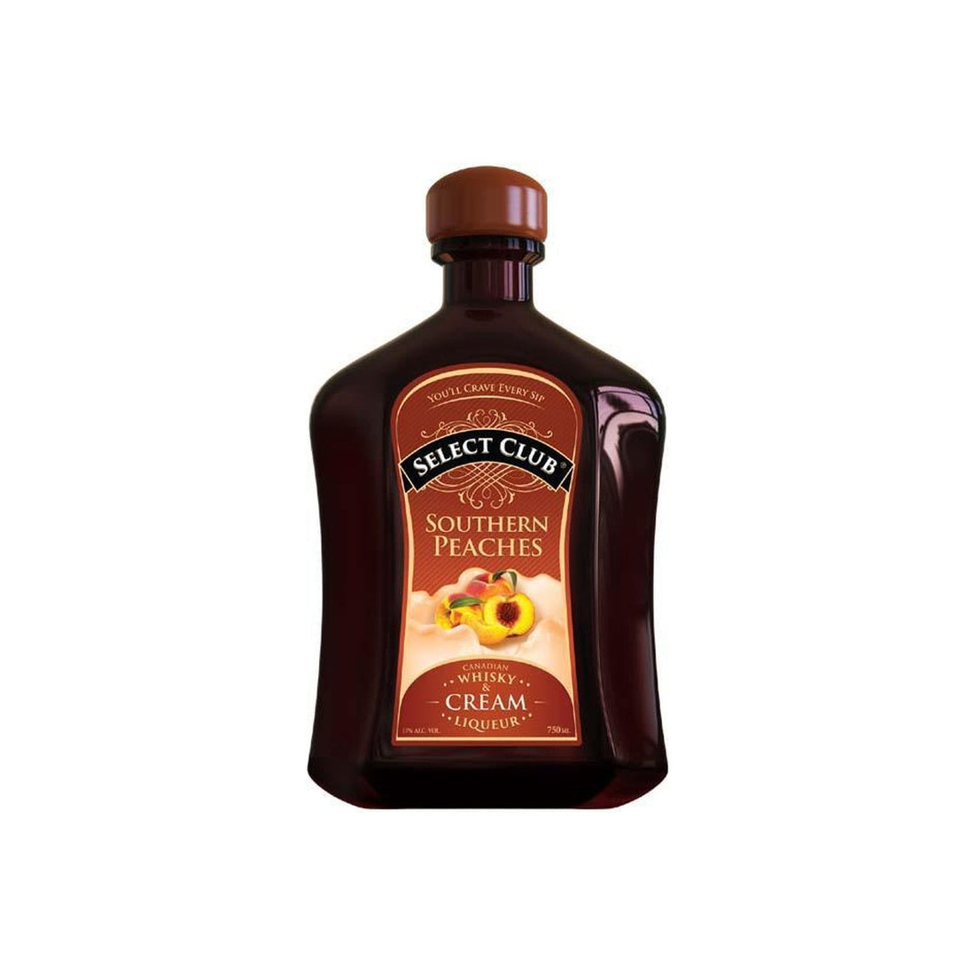 Select Club Southern Peaches Canadian Whisky & Cream Liqueur 750ml - ForWhiskeyLovers.com
