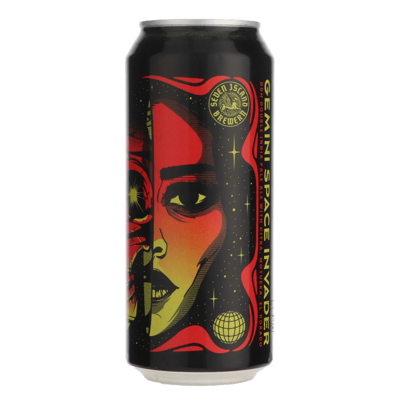 Seven Islands 'Gemini Space Invader' Double Dry Hopped New England Double IPA Single Can - ForWhiskeyLovers.com