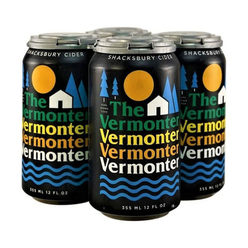 Shacksbury 'The Vermonter' Cider 4-Pack - ForWhiskeyLovers.com