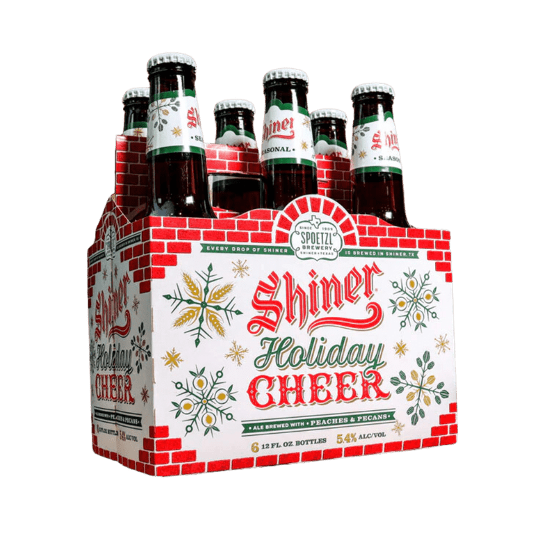 Shiner Bock Holiday Cheer 6-Pack Bottles - ForWhiskeyLovers.com