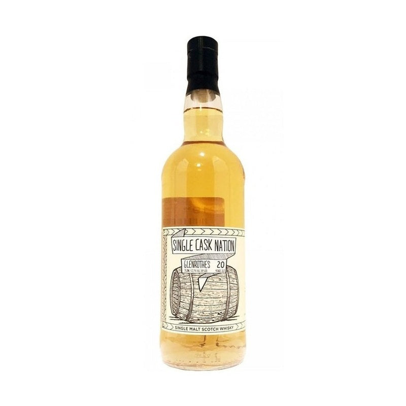 Single Cask Nation Glenrothes 20 Year Old Single Malt Scotch Whisky - ForWhiskeyLovers.com