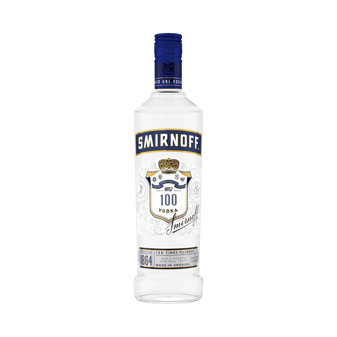 Smirnoff 100 Proof Vodka 750ml - ForWhiskeyLovers.com