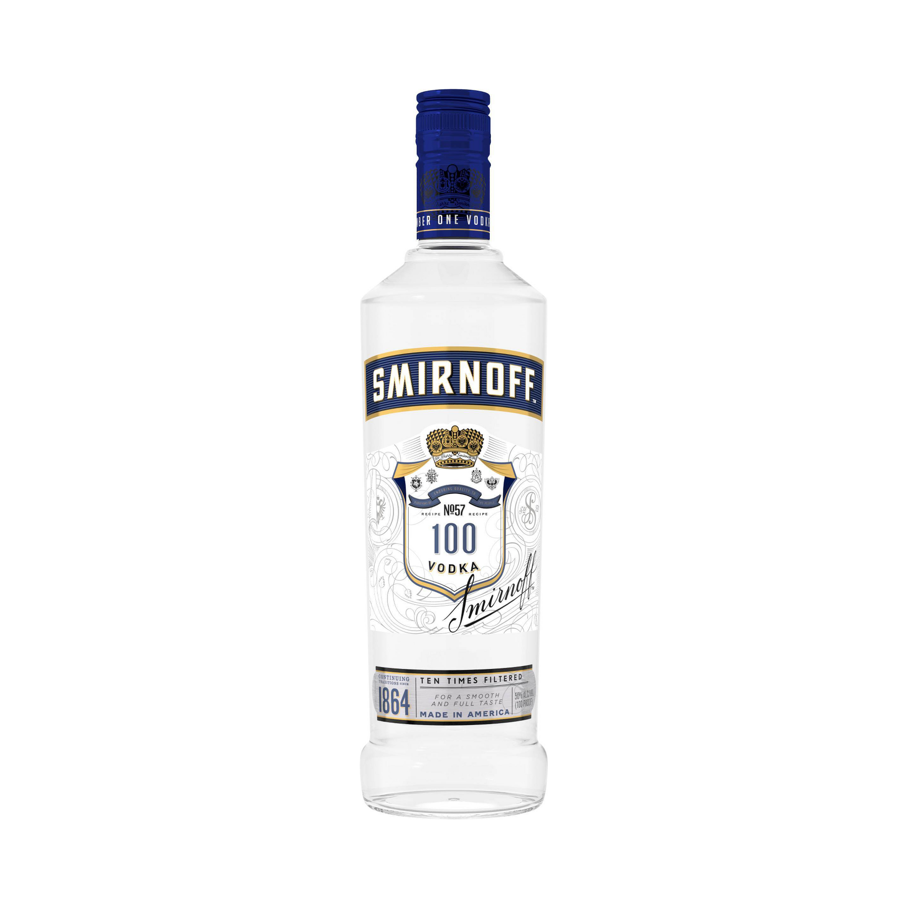 Smirnoff 100 Proof Vodka 750ml - ForWhiskeyLovers.com