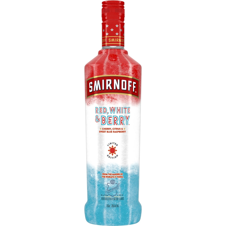 Smirnoff Red, White & Berry Vodka 750ml - ForWhiskeyLovers.com