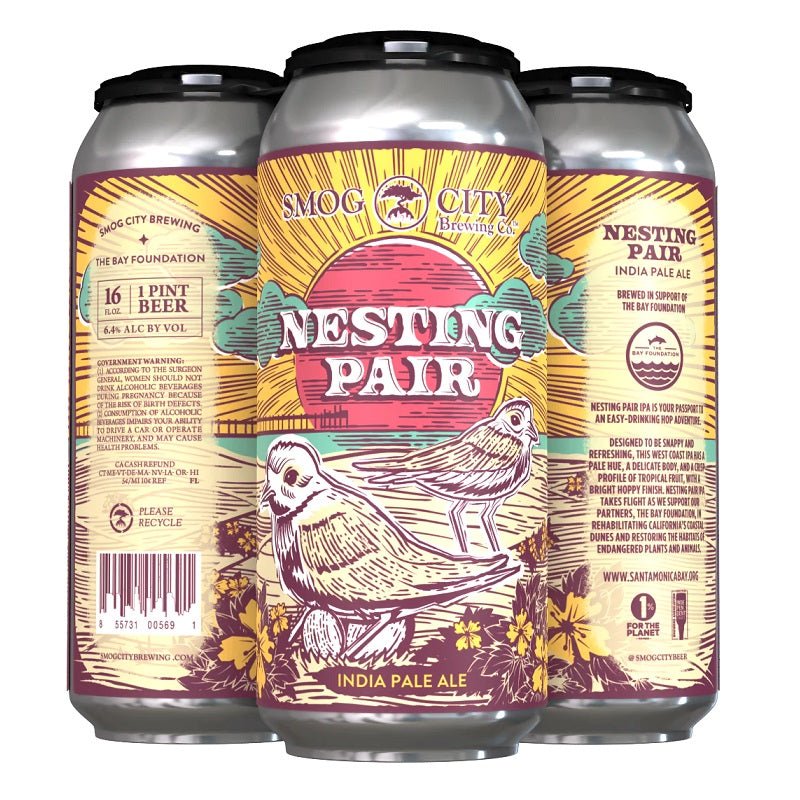 Smog City Brewing Co. 'Nesting Pair' IPA Beer 4-Pack - ForWhiskeyLovers.com