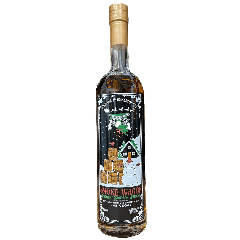 Smoke Wagon 'Christmas Edition 2024' Straight Bourbon Whiskey - ForWhiskeyLovers.com