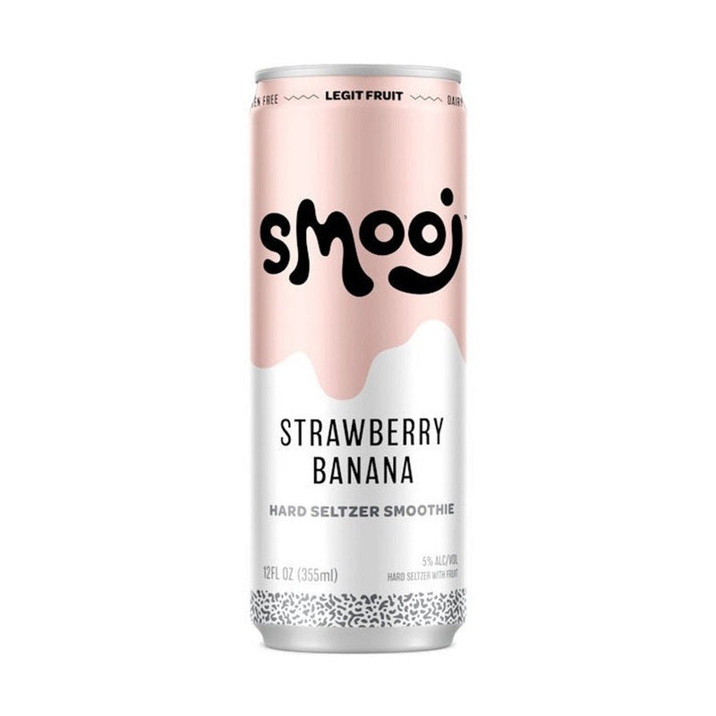 Smooj 'Strawberry Banana' Hard Seltzer Smoothie 4-Pack - ForWhiskeyLovers.com