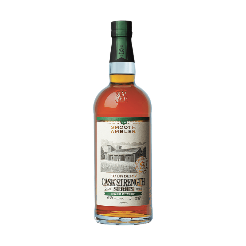 Smooth Ambler Founders' Cask Strength Series Straight Rye Whiskey - ForWhiskeyLovers.com