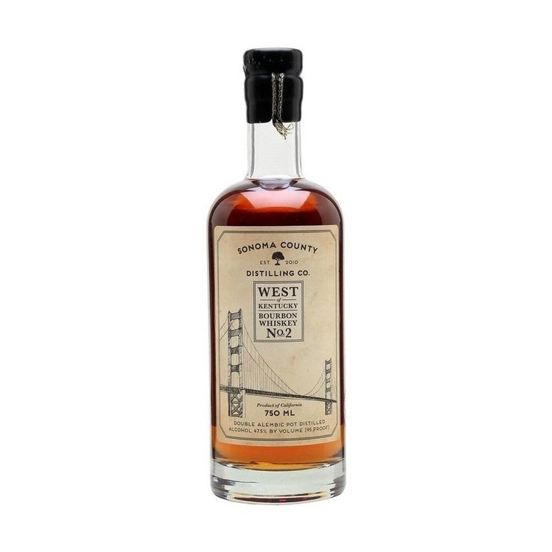 Sonoma County Distilling Co. West of Kentucky Bourbon Whiskey - ForWhiskeyLovers.com