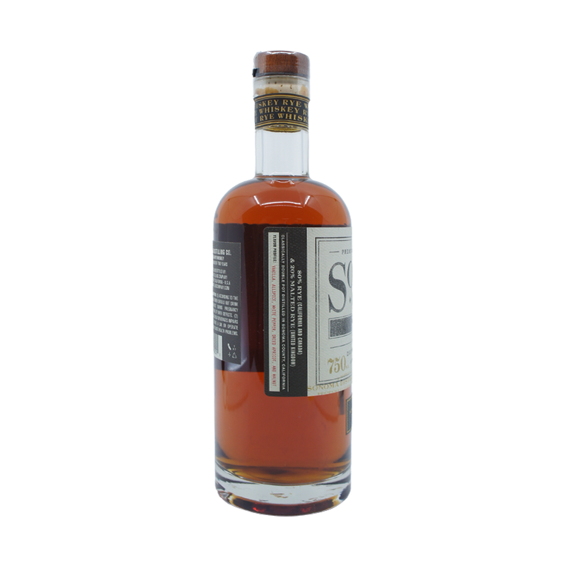 Sonoma County Rye Whiskey - ForWhiskeyLovers.com
