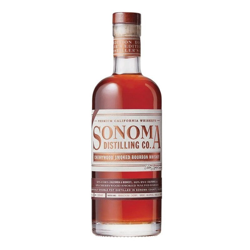Sonoma Distilling Co. Cherrywood Smoked Bourbon Whiskey - ForWhiskeyLovers.com