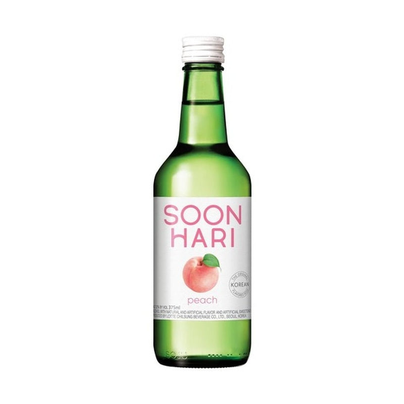 Soonhari Peach Soju 375mL - ForWhiskeyLovers.com