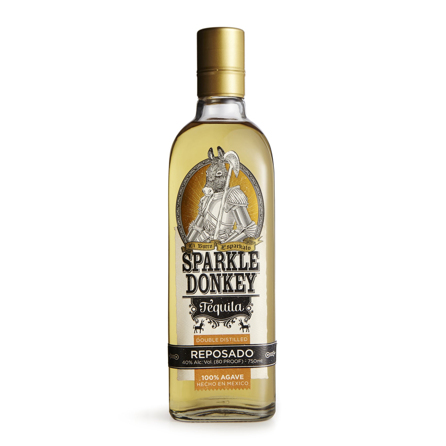 Sparkle Donkey Reposado Tequila 750ml - ForWhiskeyLovers.com