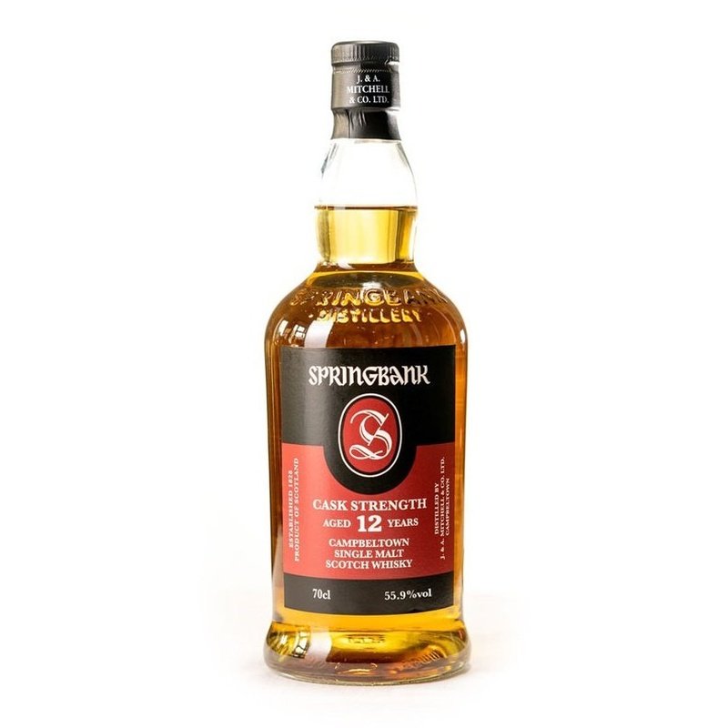 Springbank 12 Year Old Cask Strength Campbeltown Single Malt Scotch Whisky - ForWhiskeyLovers.com
