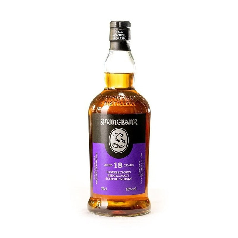 Springbank 18 Year Old Campbeltown Single Malt Scotch Whisky - ForWhiskeyLovers.com