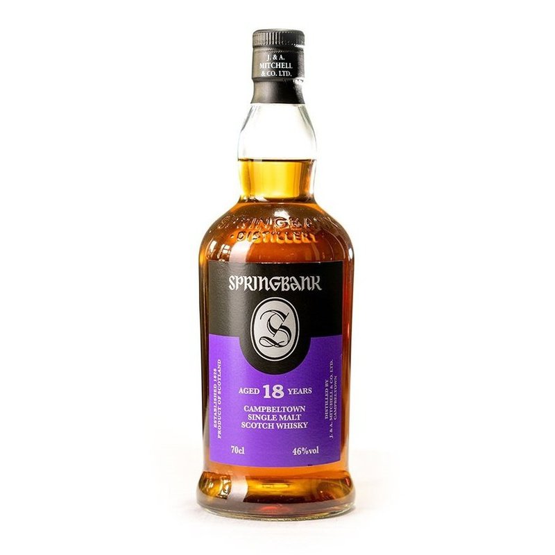 Springbank 18 Year Old Campbeltown Single Malt Scotch Whisky - ForWhiskeyLovers.com