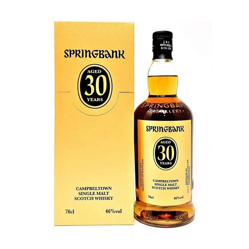 Springbank 30 Year Old Campbeltown Single Malt Scotch Whisky - ForWhiskeyLovers.com