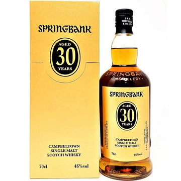 Springbank 30 Year Old Campbeltown Single Malt Scotch Whisky - ForWhiskeyLovers.com