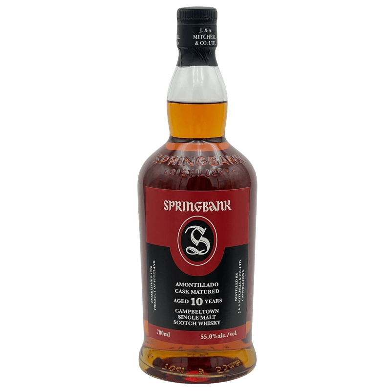 Springbank Amontillado Cask Matured 10 Year Old Single Malt Scotch Whisky - ForWhiskeyLovers.com