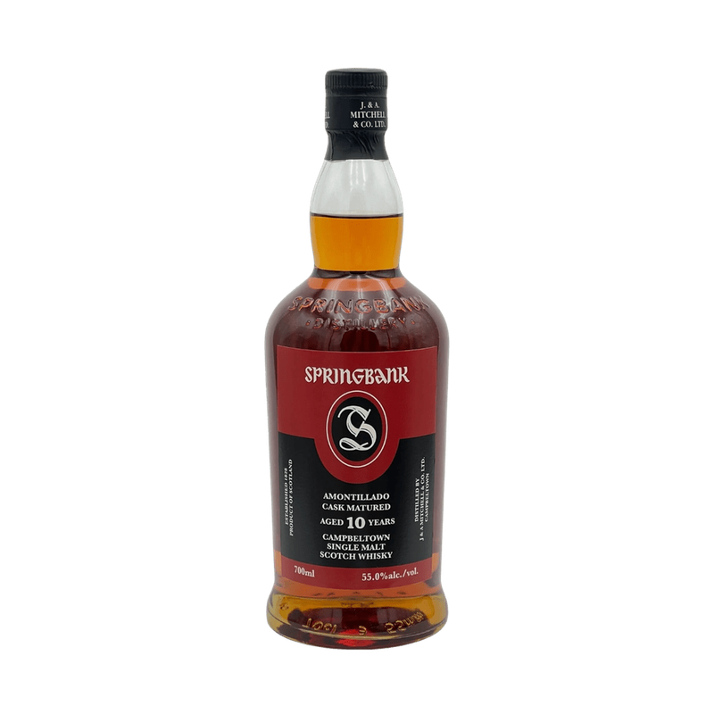 Springbank Amontillado Cask Matured 10 Year Old Single Malt Scotch Whisky - ForWhiskeyLovers.com