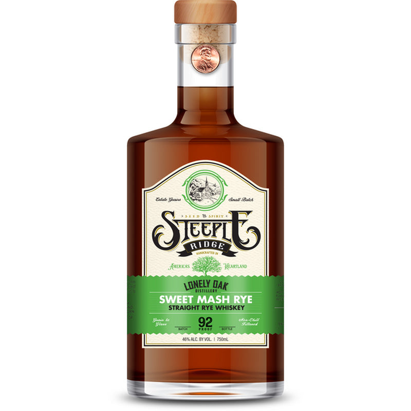 Steeple Ridge Sweet Mash Rye Straight Rye Whiskey - ForWhiskeyLovers.com