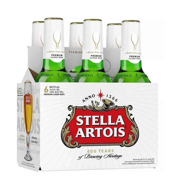 Stella Artois Lager Beer 6-Pack - ForWhiskeyLovers.com