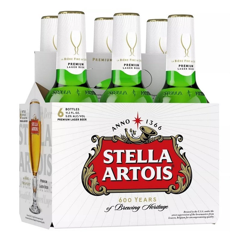 Stella Artois Lager Beer 6-Pack - ForWhiskeyLovers.com