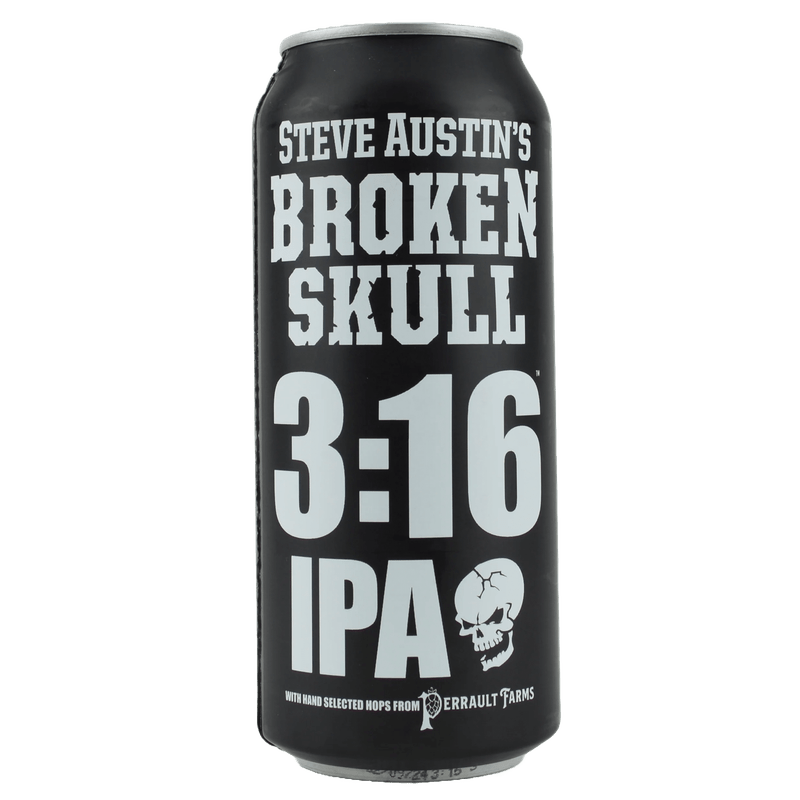 Steve Austin?s Broken Skull 3:16 IPA 16oz Single Can - ForWhiskeyLovers.com