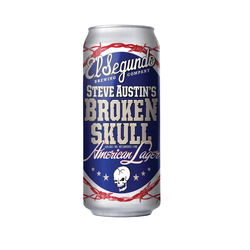 Steve Austin's Broken Skull American Lager Single Can - ForWhiskeyLovers.com