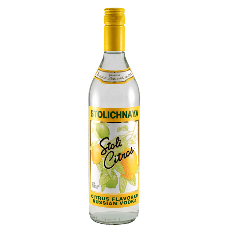 Stolichnaya 'Citros' Citrus Flavored Vodka 1 Liter - ForWhiskeyLovers.com