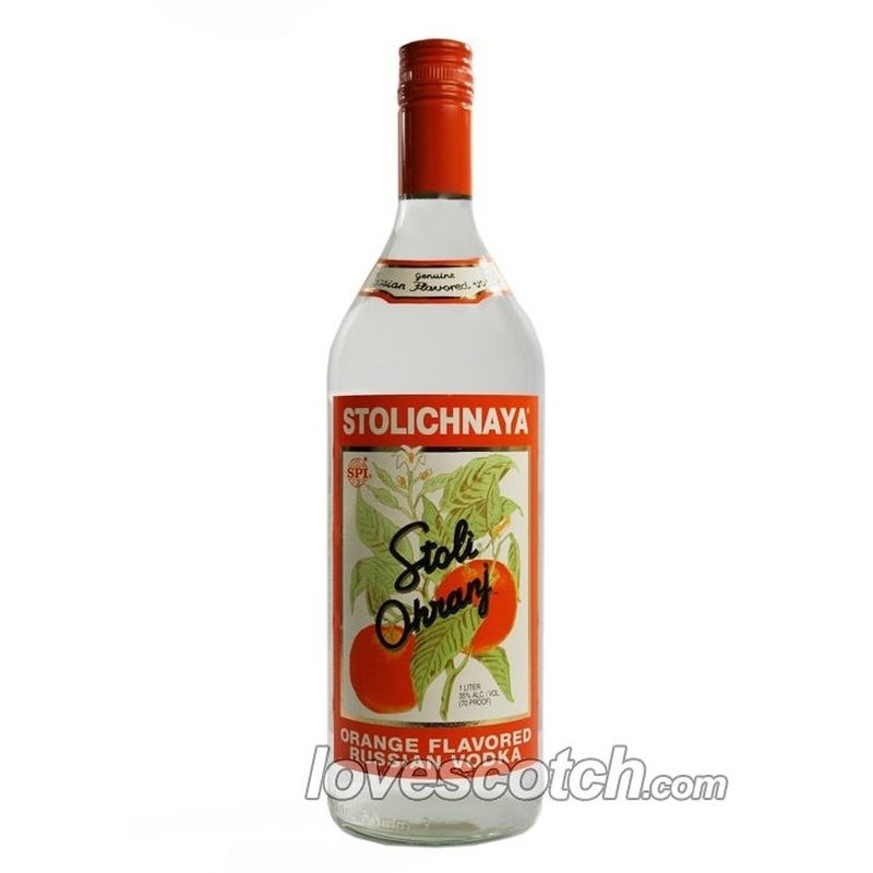 Stolichnaya Ohranj Vodka 1 Liter - ForWhiskeyLovers.com