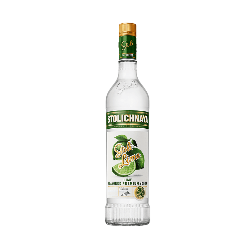 Stolichnaya Stoli Lime Flavored Vodka Liter - ForWhiskeyLovers.com
