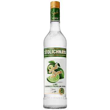 Stolichnaya Stoli Lime Flavored Vodka Liter - ForWhiskeyLovers.com