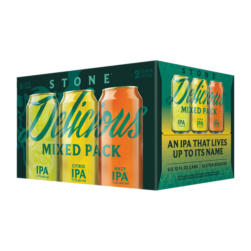 Stone Brewing 'Delicious' IPA Mixed Beer 6-Pack - ForWhiskeyLovers.com