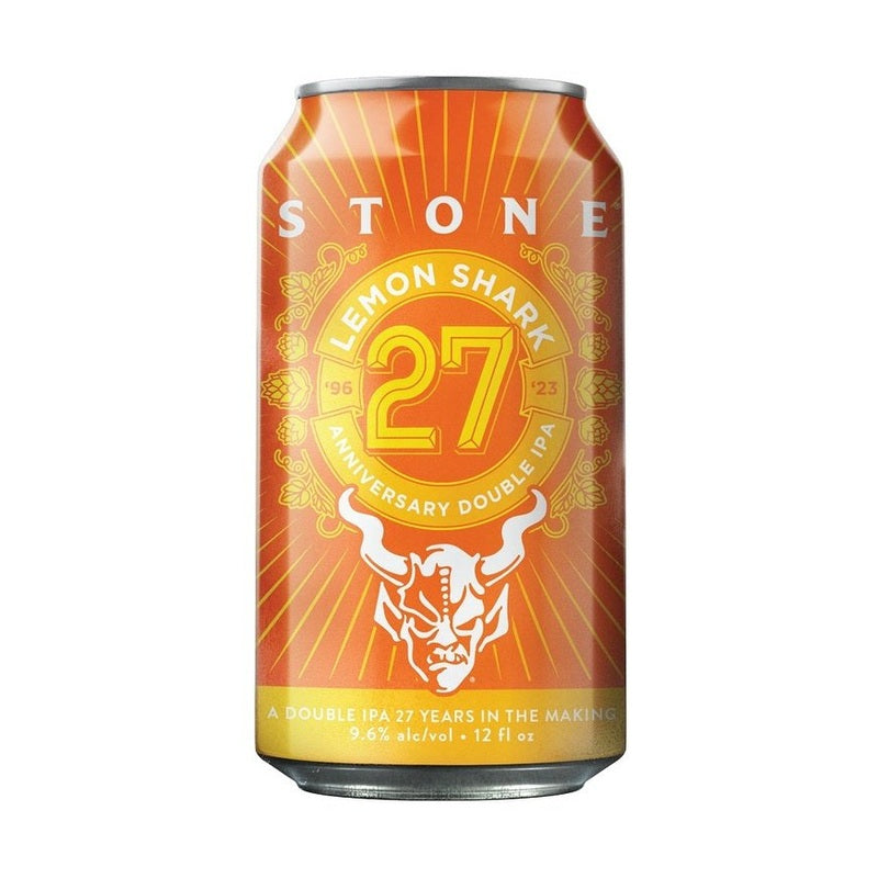 Stone Brewing Lemon Shark 27 Anniversary DIPA Beer 6-Pack - ForWhiskeyLovers.com