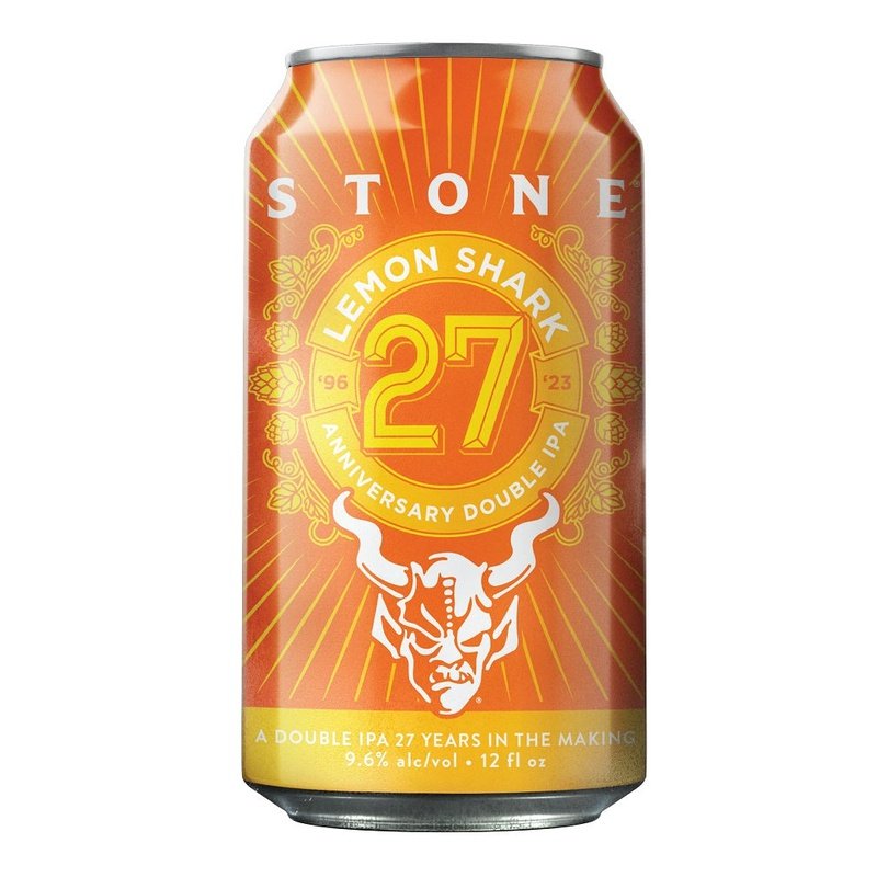 Stone Brewing Lemon Shark 27 Anniversary DIPA Beer 6-Pack - ForWhiskeyLovers.com