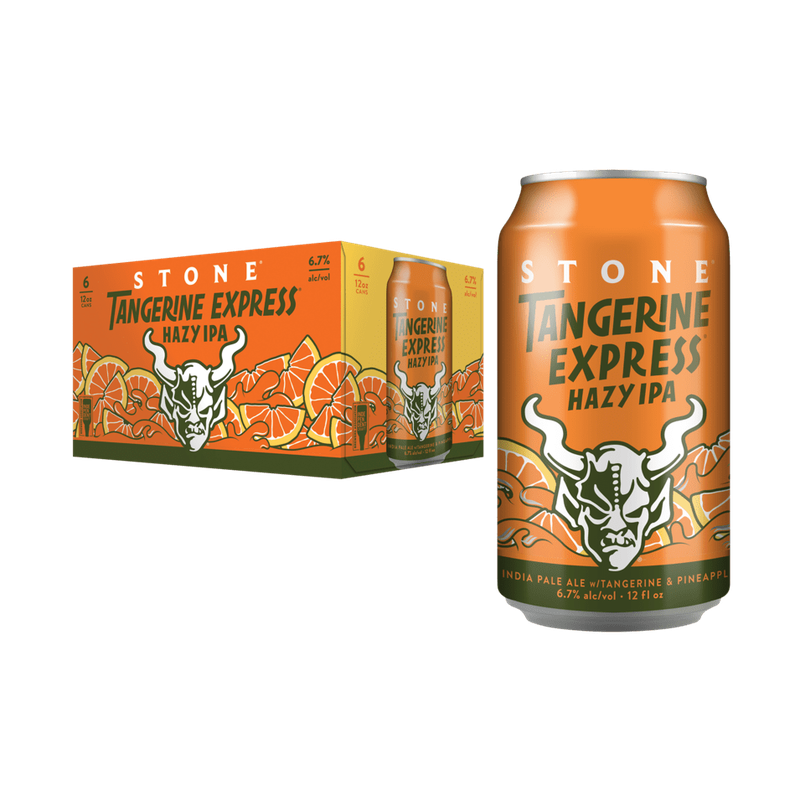 Stone Brewing 'Tangerine Express' Hazy IPA Beer 6-Pack - ForWhiskeyLovers.com