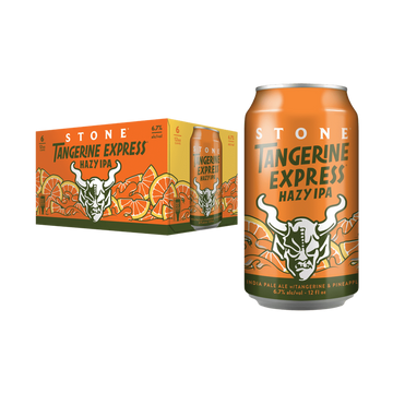 Stone Brewing 'Tangerine Express' Hazy IPA Beer 6-Pack - ForWhiskeyLovers.com