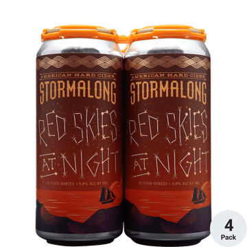 Stormalong 'Red Skies at Night' Cider 4-Pack - ForWhiskeyLovers.com