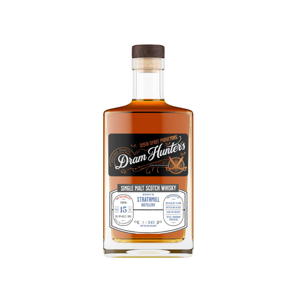 Strathmill Distillery 359 Spirit Purveyors Dram Hunters Rare Cask Series 15 year 700 ml - ForWhiskeyLovers.com