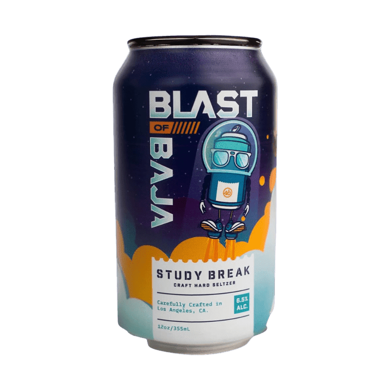 Study Break Hard Seltzer Blast of Baja Seltzer 6-pack Cans - ForWhiskeyLovers.com