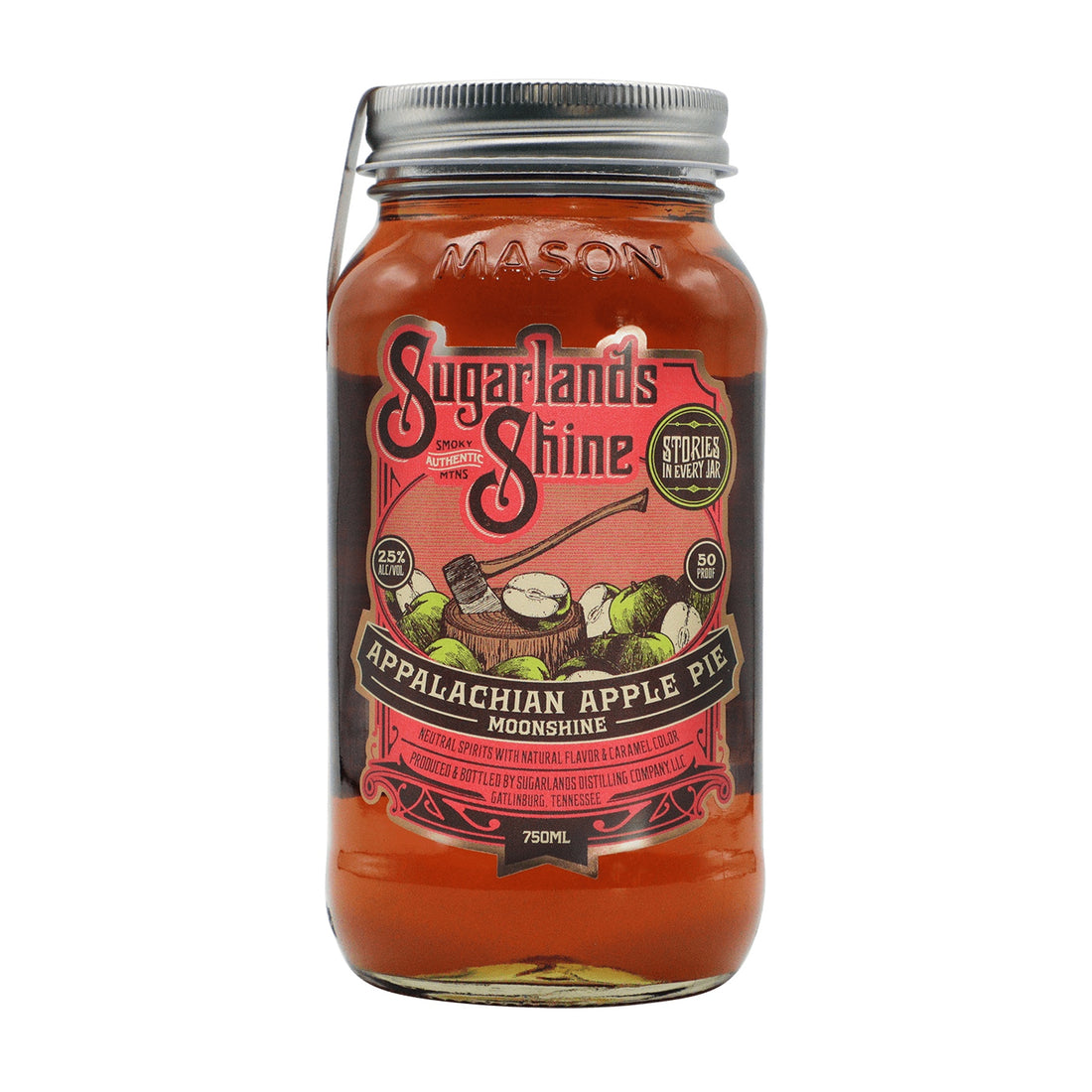 Sugarlands Shine Appalachian Apple Pie Moonshine 750ml - ForWhiskeyLovers.com
