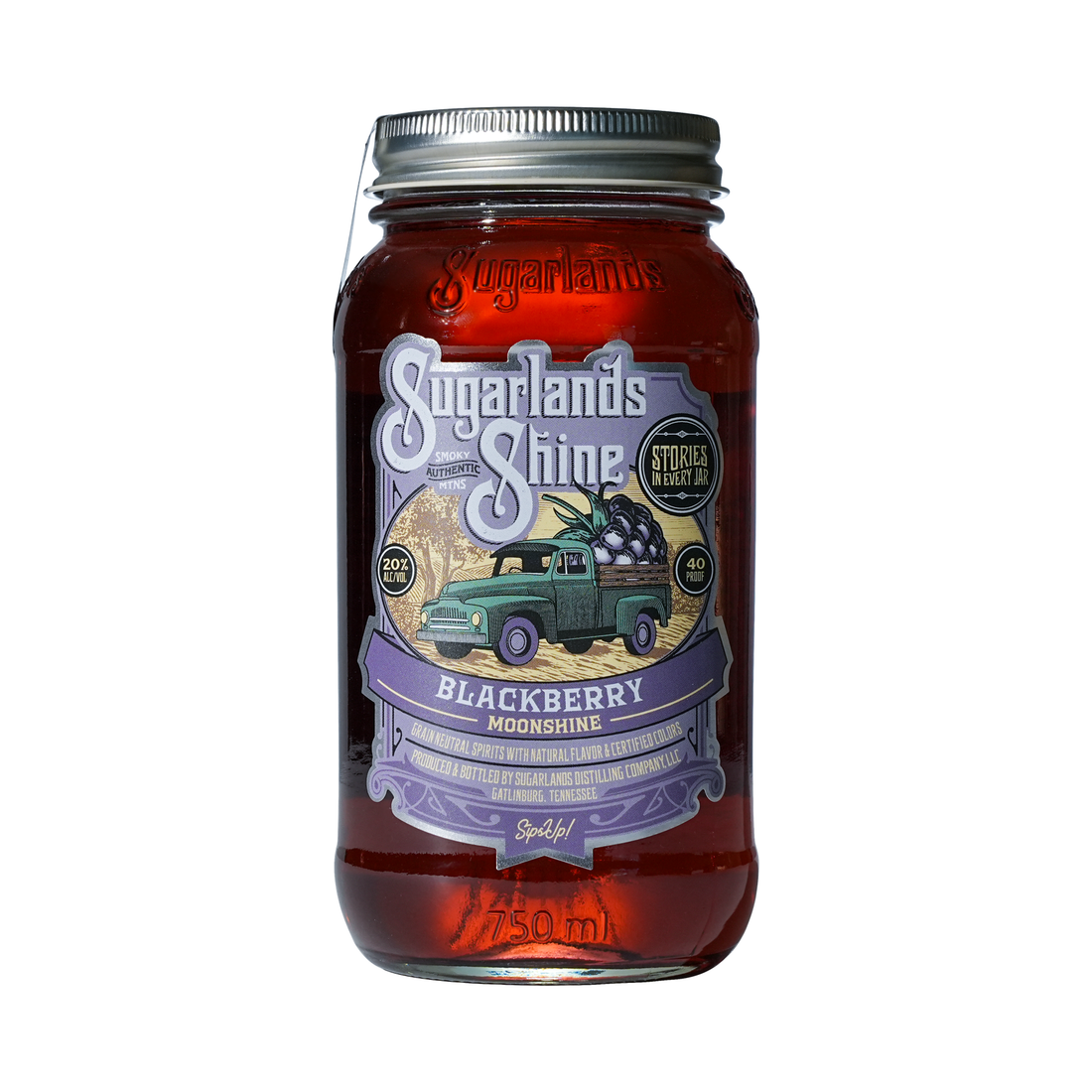 Sugarlands Shine Blackberry Moonshine 750ml - ForWhiskeyLovers.com