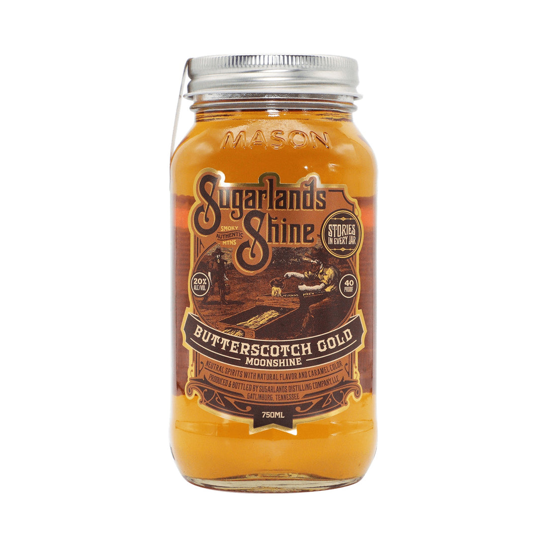 Sugarlands Shine Butterscotch Gold Moonshine 750ml - ForWhiskeyLovers.com